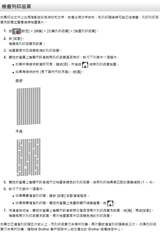 噴頭檢查表按法 T4500